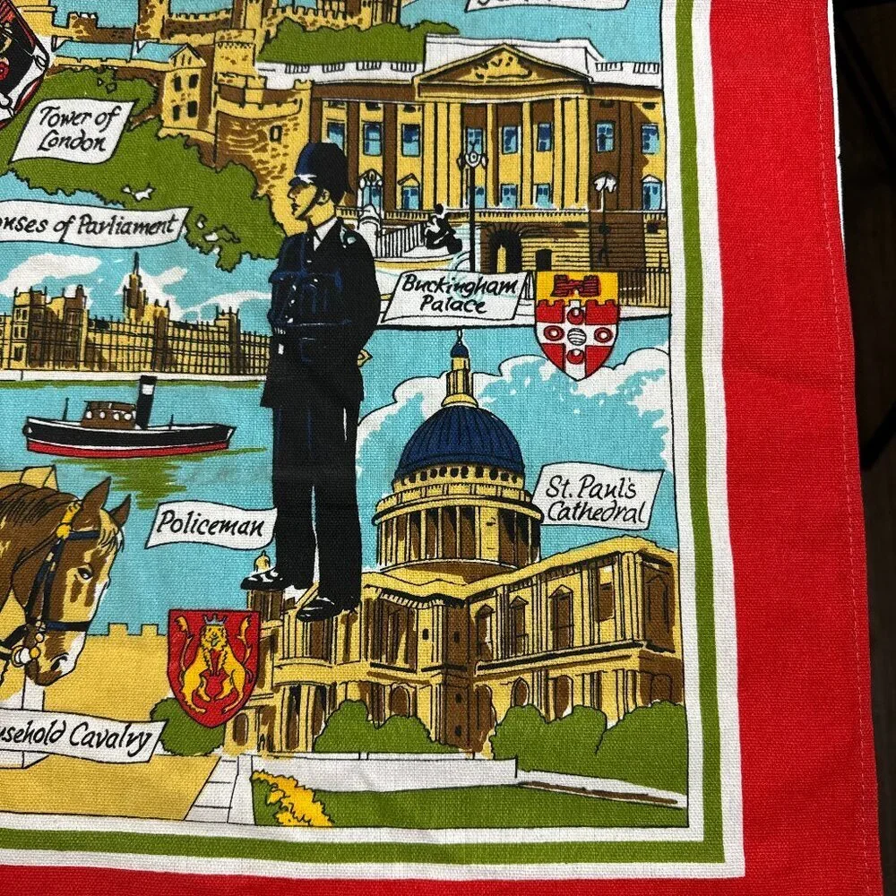 LONDON England  Tea Towel